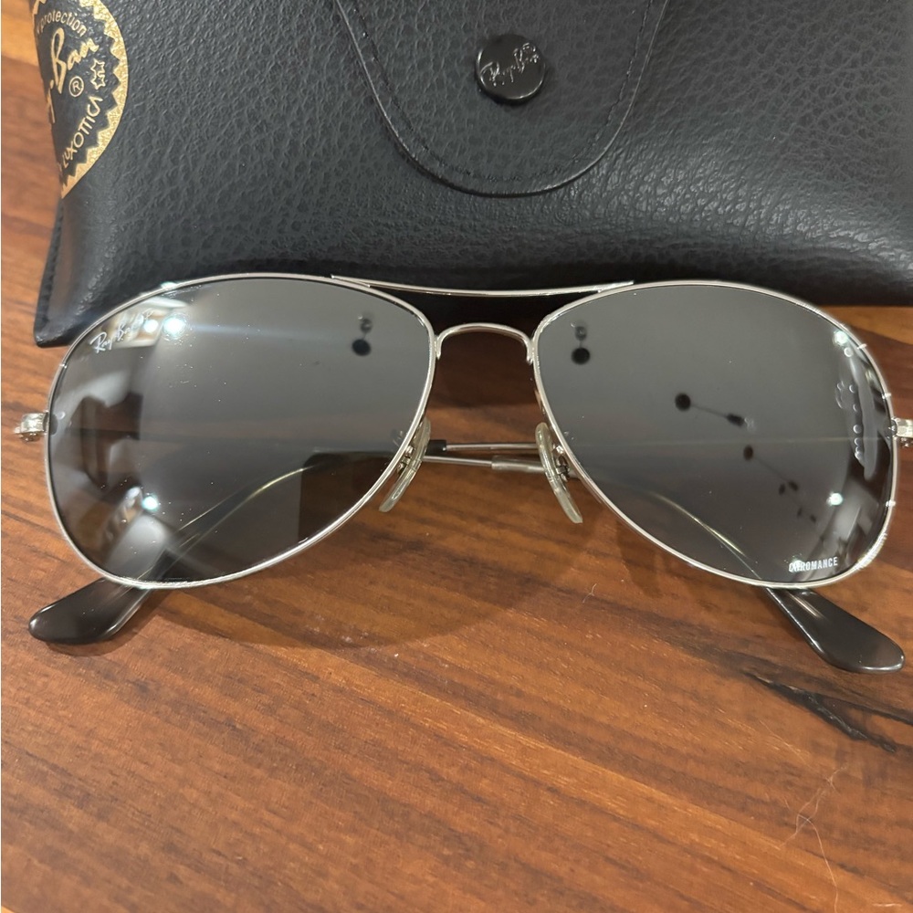 Ray-Ban Silver Aviator Sunglasses